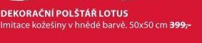 DEKORAČNÍ POLŠTÁŘ LOTUS