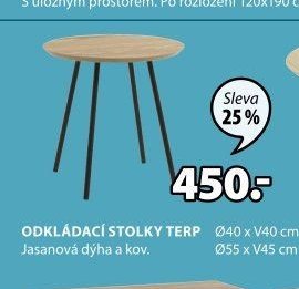 ODKLÁDACÍ STOLKY TERP