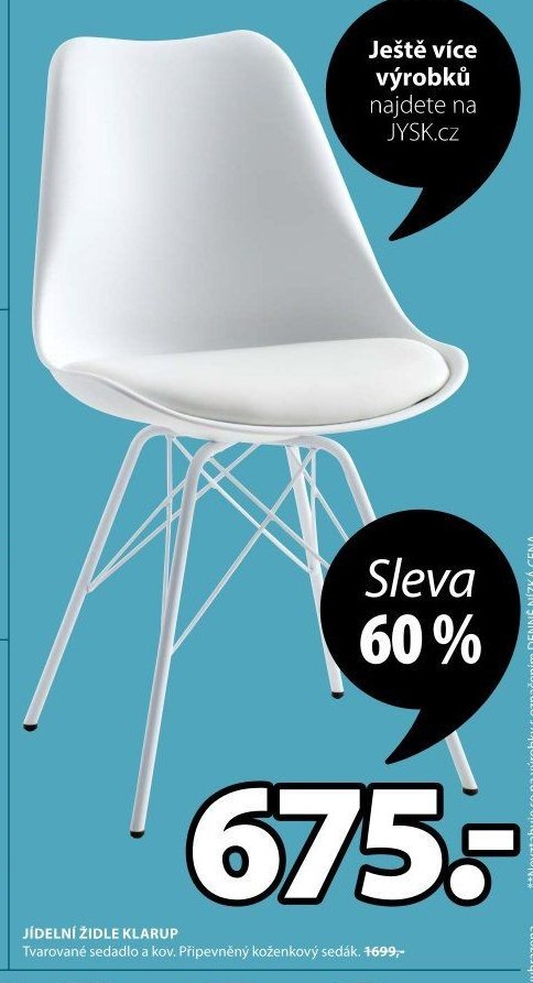 JÍDELNÍ ŽIDLE KLARUP