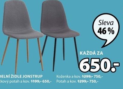 JÍDELNÍ ŽIDLE JONSTRUP