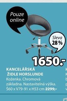 KANCELÁŘSKÁ ŽIDLE HORSLUNDE
