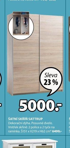 Šatní skříň SATTRUP