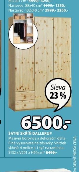 Šatní skříň DALLERUP