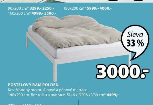 POSTELOVÝ RÁM POLDEN