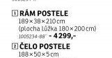 RÁM POSTELE