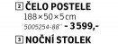 ČELO POSTELE