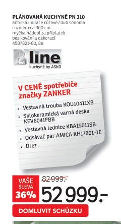 Plánovaná kuchyně PN 310
