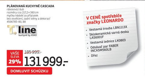 Plánovaná kuchyně CASCADA