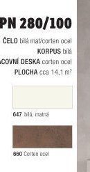Kuchyňská linka PN 280/100