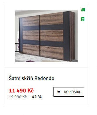 Šatní skříň Redondo