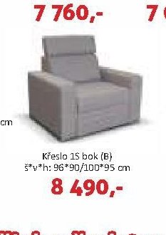 Křeslo 1S bok (B)