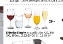 Sklenice Simply