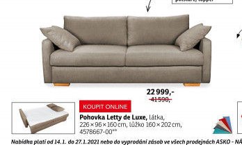 Pohovka Letty de Luxe