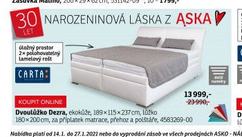 Dvoulůžko Dezra