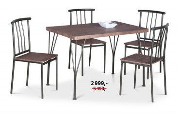 Jídelní set 4+1