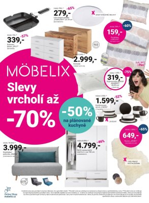akční leták Möbelix 18.1.2021-31.1.2021