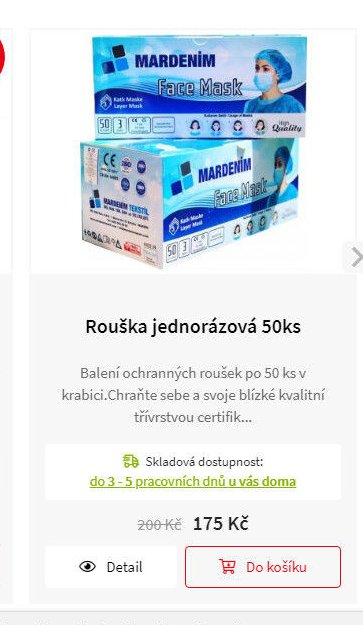 Rouška jednorázová 50ks