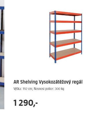 AR Shelving Vysokozátěžový regál