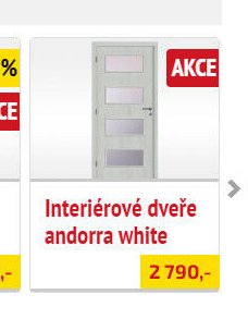 Interiérové dveře andorra white