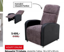 Relaxační TV křeslo