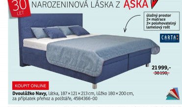Dvoulůžko Navy