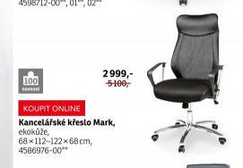 Kancelářské křeslo Mark, ekokůže