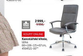 Kancelářské křeslo, látka