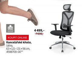 Kancelářské křeslo, látka