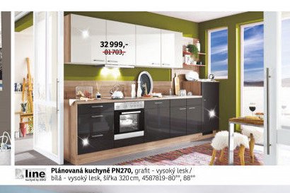 Plánovaná kuchyně PN270