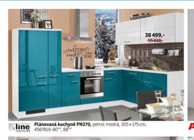 Plánovaná kuchyně PN270