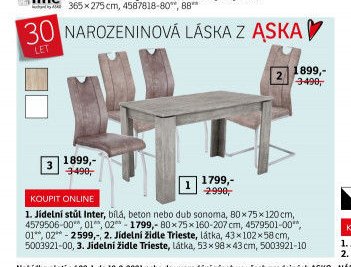 Jídelní stůl Inter