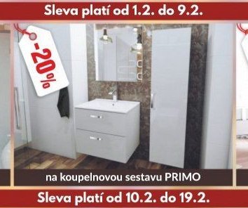 na koupelovou sestavu PRIMO