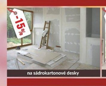 na sádrokartonové desky