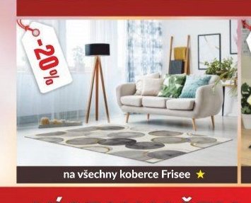 na všechny koberce Frisee