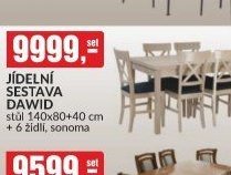 JÍDELNÍ SESTAVA DAWID