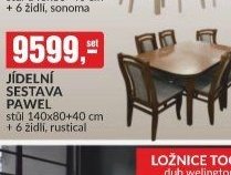 JÍDELNÍ SESTAVA PAWEL