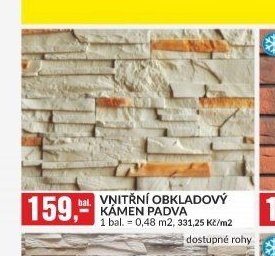 VNITŘNÍ OBKLADOVÝ KÁMEN PADVA