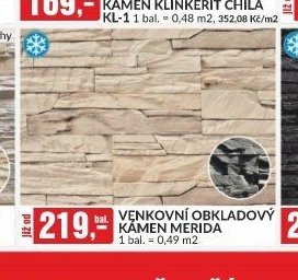 VENKOVNÍ OBKLADOVÝ KÁMEN MERIDA