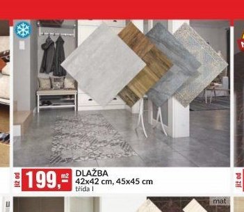 DLAŽBA 42x42 cm, 45x45 cm