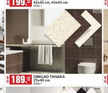OBKLAD TANAKA 25x40 cm