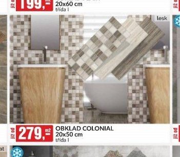 OBKLAD COLONIAL 20x50 cm