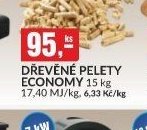 DŘEVĚNÉ PELETY ECONOMY 15 kg