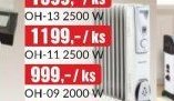 OLEJOVÝ RADIÁTOR OH-11 2500 W