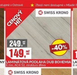 LAMINÁTOVÁ PODLAHA DUB BOHEMIA