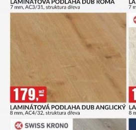 LAMINÁTOVÁ PODLAHA DUB ANGLICKÝ