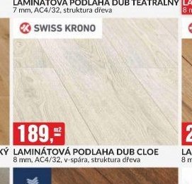 LAMINÁTOVÁ PODLAHA DUB CLOE
