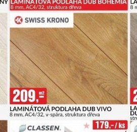 LAMINÁTOVÁ PODLAHA DUB VIVO