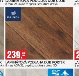 LAMINÁTOVÁ PODLAHA DUB PORTER