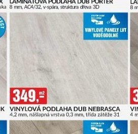 VINYLOVÁ PODLAHA DUB NEBRASCA