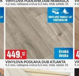 VINYLOVÁ PODLAHA DUB ATLANTA